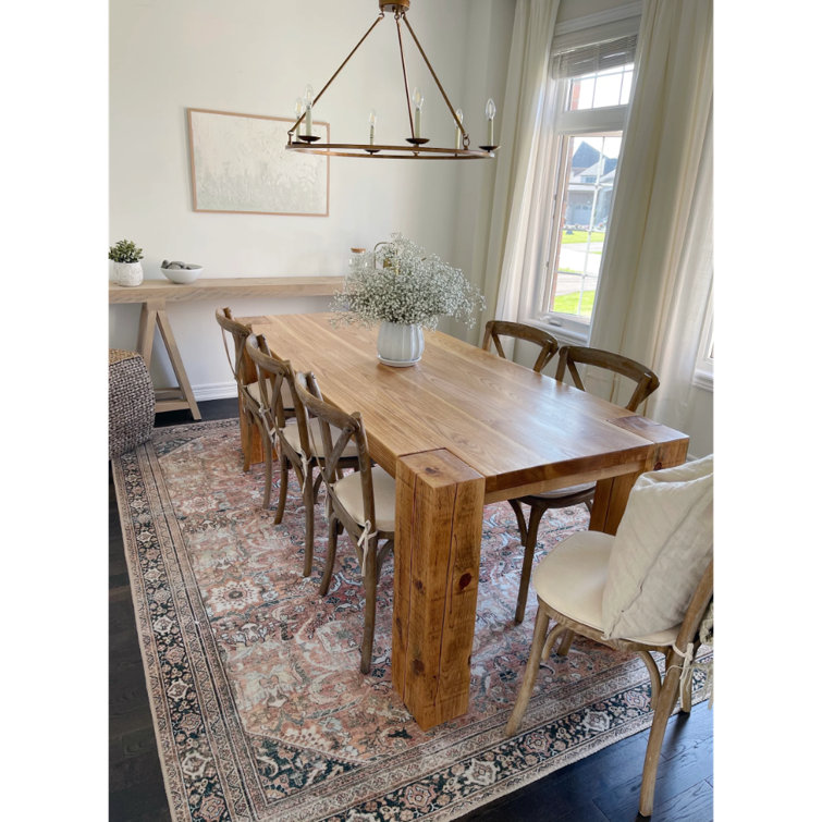 Alexander Designs Solid Wood Dining Table - Wayfair Canada
